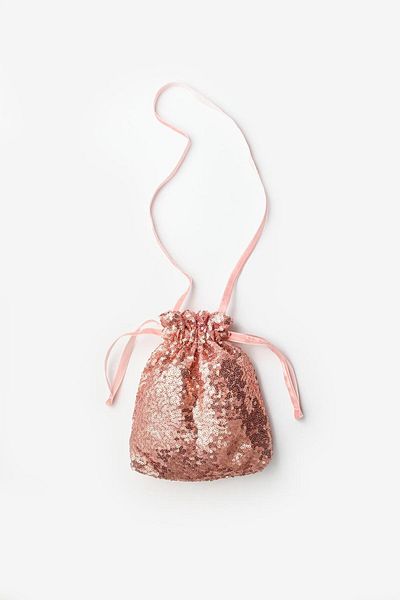 Le Mabelle Rose Sequined Girl's Bag