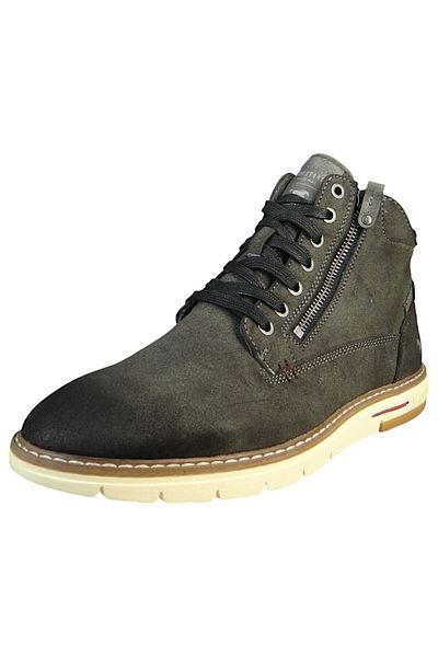 Mustang Herren Elegante Stiefelette 4149505 Grau 20 Dunkelgrau Kunstleder
