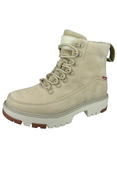 Levi's Damen Sportliche Stiefelette Solvi High 233620-1703 Beige 23 Beige Leder