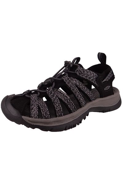 Keen Damen Trekking-Sandalen Sandalen Wanderschuhe Whisper 1028815 Schwarz Black/steel Grey Polyester Ke