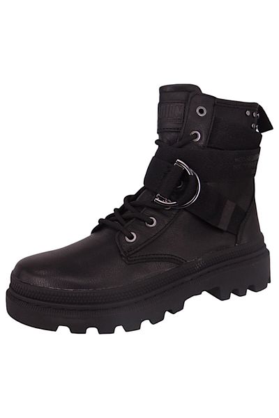 Palladium Damen Sportliche Stiefelette Pallatrooper Duty Lth 94367-008-m Schwarz Black Leder