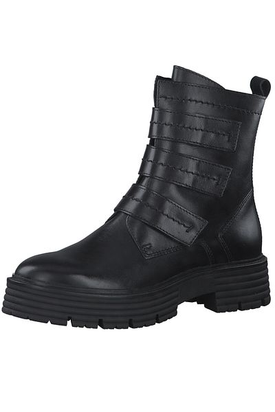 Marco Tozzi Damen Elegante Stiefelette Premio 2-25483-29 Schwarz 002 Black Antic Leder Mit Mt Feel