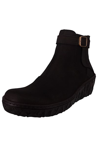 El Naturalista Damen Elegante Stiefelette Yggdrasil Keil N5133 Schwarz Black-black Leder