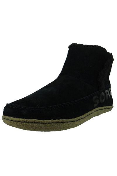 Sorel Damen Sportliche Stiefelette Nakiska Bootie 1876141 Schwarz 011 Black Sage Leder