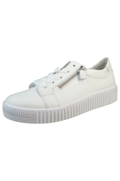 GABOR Damen Low Sneaker Low Top 63.334 Weiß 21 Weiss Leder