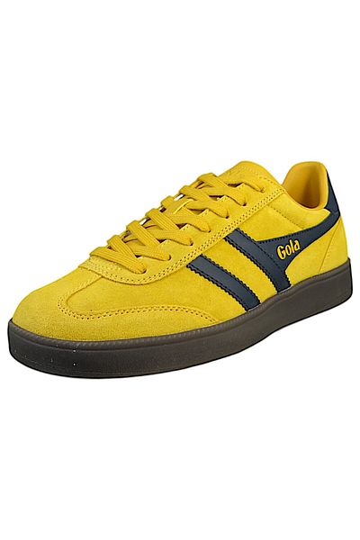 Gola Herren Low Sneaker Viper Cmb735 Low Top Cmb735 Gelb Ye Sun/navy/dark Gum Leder
