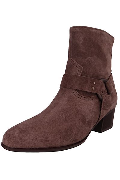 GABOR Damen Elegante Stiefelette Biker G-weite 56.684 Grau 30 Mohair Leder