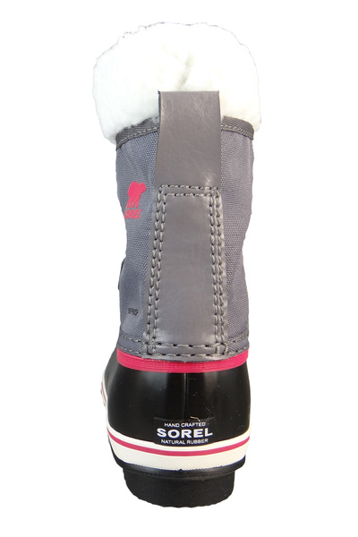 Sorel Kinder Stiefel Winterschuhe Yoot Pac Nylon Wp 1855211 Grau 561 Pulse Black Mit Aerotrac & 2