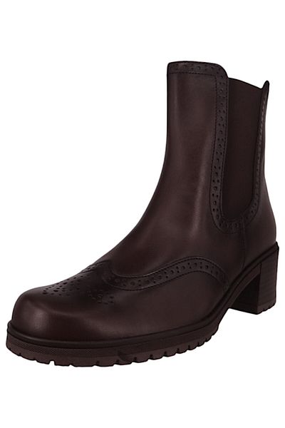 GABOR Damen Elegante Stiefelette F-weite 54.680 Braun 28 Mocca Leder