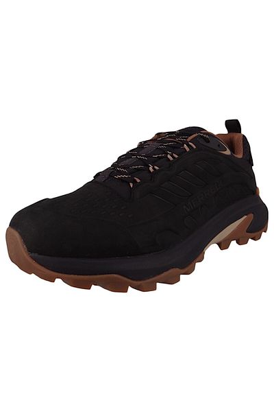 Merrell Herren Halbschuhe Halbschuhe Wanderschuhe Moab Speed 2 Ltr Low Wp J037783 Schwarz Black Leder Mit V