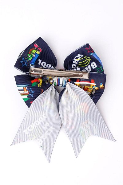 Le Mabelle Navy Blue School Themed Girl's Clip Buckle