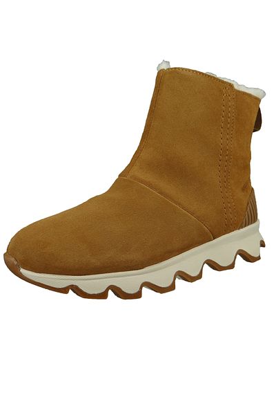 Sorel Damen Sportliche Stiefelette Kinetic Short Wp 1808191 Braun 224 Camel Brown Natural Leder