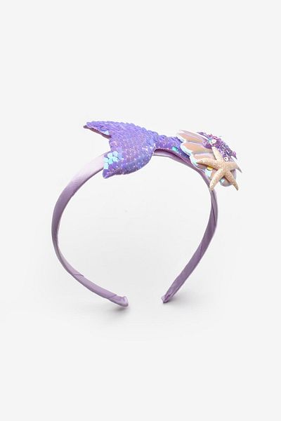 Le Mabelle Lilac Sequined Mermaid Figured Girl's Crown