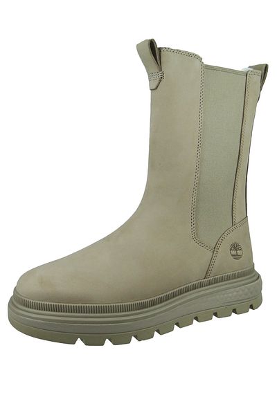 Timberland Damen Sportliche Stiefel Winterschuhe Ray City Combat Chelsea Ca5w6m Tb0a5w6mk51 Grau Light Taupe Le
