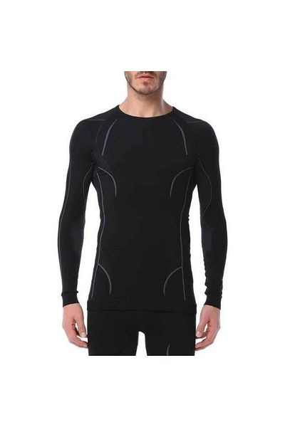 Evolite Thermowear Ανδρικά Θερμικά Εσώρουχα S-m Μαύρο-γκρι E-3025