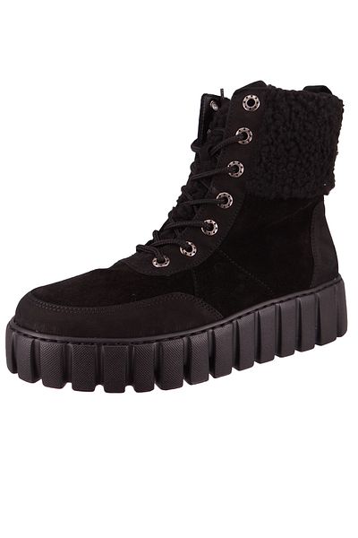 GABOR Damen Elegante Stiefelette G-weite 36.485 Schwarz 67 Black Leder