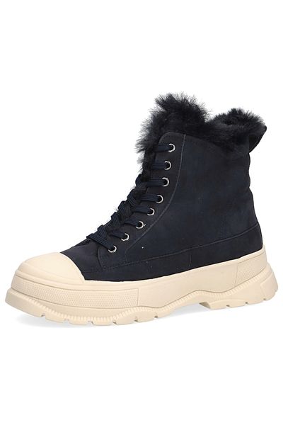Caprice Damen Elegante Stiefelette 9-26214-29 Blau 857 Ocean Suede Leder Mit Ca Climo Fb