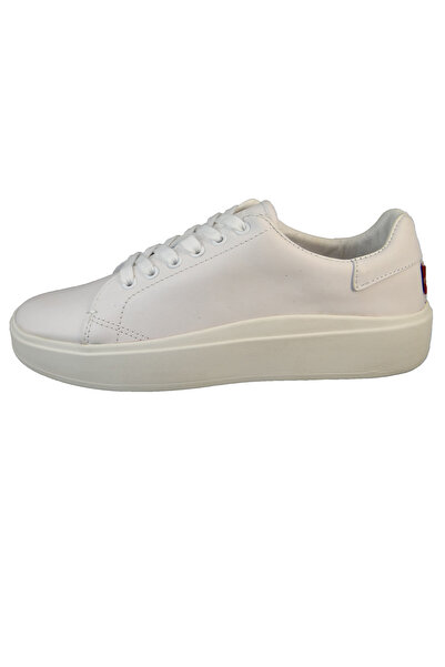 Levi's Herren Low Sneaker Gibbs Low Top 234736-702 Weiß 50 Brilliant White Leder