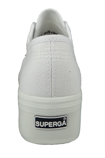 Superga Damen Low Sneaker Cotw Linea Up & Down S9111lw-2790 Weiß 901 White Textil