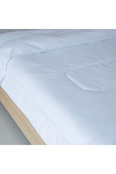 rexa Hilton King Duvet Cover Polyester White