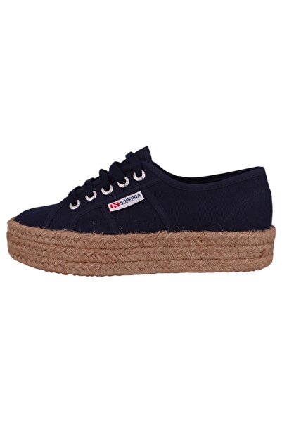Superga Damen Low Sneaker 2730 Rope Low Top S00cf20 Blau 933 Blue Navy Textil
