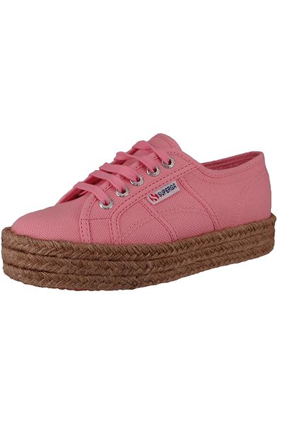 Superga Damen Low Sneaker 2730 Rope Low Top S00cf20 Rosa H54 Pink Leinen
