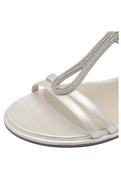 Tamaris Damen Sandalen 1-28126-44 Weiß 229 Pearl Textil/synthetik Mit Touch-it & Anti-slide Absatz