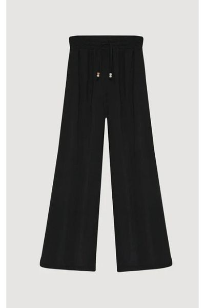 Quzu Belt Elastic Tie Detail Pants