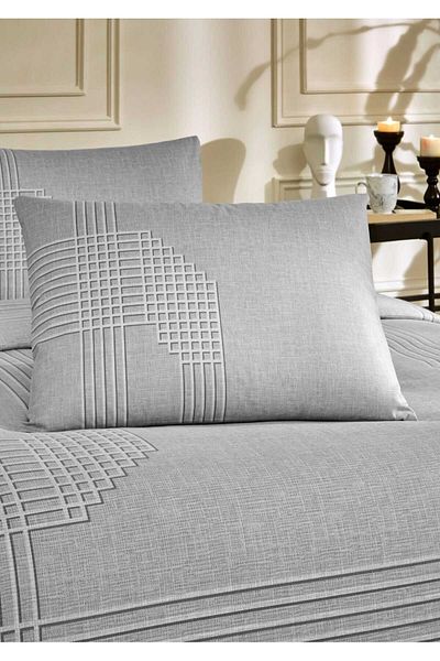 Özdilek Özdi̇lek Double Person Pike Set Gray Unique