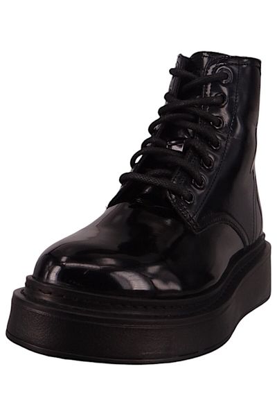 Levi's Damen Elegante Stiefelette Harlow Lack 235881-843 Schwarz 559 Full Black Kunstleder