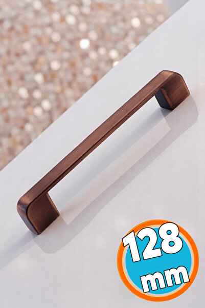 NZB Antik Bakır 128 mm Metal Mobilya Mutfak Çekmece Dolap Kulpu Kulbu Oval Eskitme Kulpları