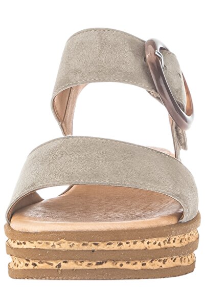 GABOR Damen Sandalen 64.550 Grau 31 Schilf Leder