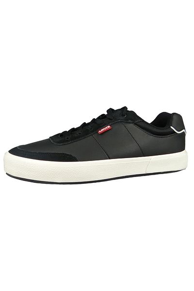 Levi's Herren Low Sneaker Munro 234189-846 Schwarz 59 Regular Black Kunstleder Mit Recyclete Ortholite Inne