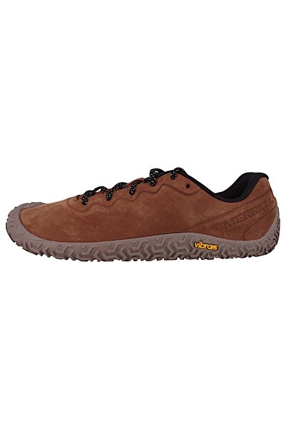 Merrell Herren Halbschuhe Wanderschuhe Vapor Glove 6 Leather Barefoot J067863 Braun Earth Leder Mit Vibram