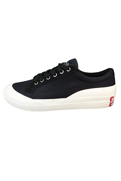 Levi's Herren Low Sneaker Ls1 Low Top 234213-672 Schwarz 59 Regular Black Leinen