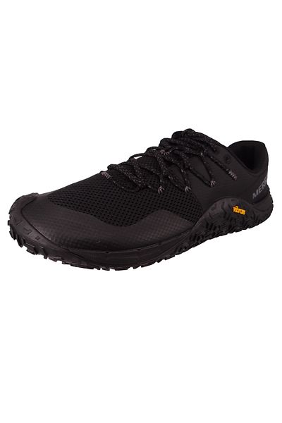 Merrell Herren Laufschuhe Halbschuhe Wanderschuhe Trail Glove 7 Barefoot J037151 Schwarz Black Black Textil