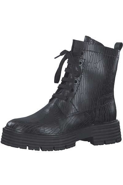 Marco Tozzi Damen Elegante Stiefelette Premio 2-25216-29 Schwarz 067 Black Str. Leder Mit Mt Feel