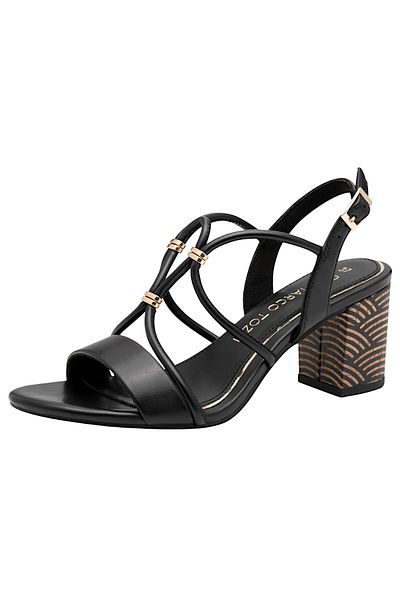 Marco Tozzi Damen Sandalen 2-28311-44 Schwarz 001 Black Kunstleder