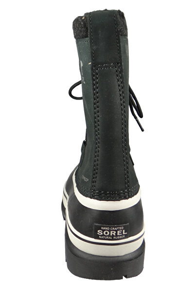 Sorel Herren Winterstiefel Stiefel Winterschuhe Caribou 1002871 Schwarz 016 Black Dark Stone Leder