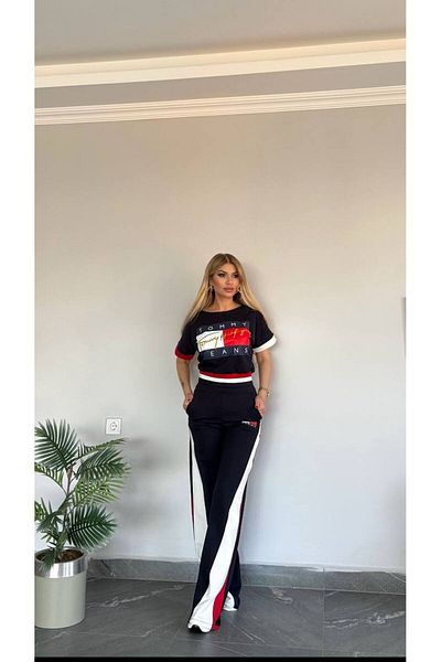 Bella Belluci New Season Three Color Wide Leg Sports Suit