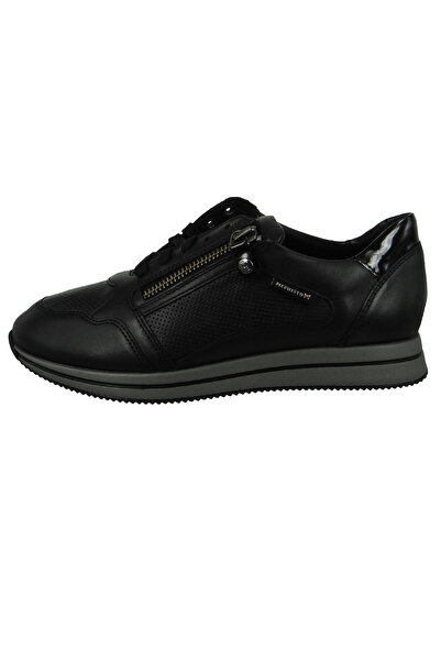 Mephisto Damen Low Sneaker Leenie Silk P5140514 Schwarz 7800 Black Leder Mit Laufsohle Mit Schockabsorberwech