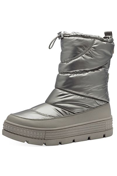 Tamaris Damen Winterstiefel Stiefel Duo-tex 1-26835-41 Silberfarben 179 Champagne Textil/synthetik