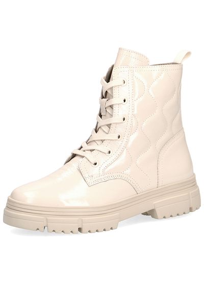 Caprice Damen Elegante Stiefelette 9-25207-29 Creme 138 Snow Naplak Leder Mit Ca Climo Fb