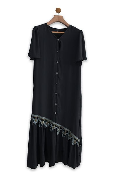 Lilo Co VelvetDrop Button Dress