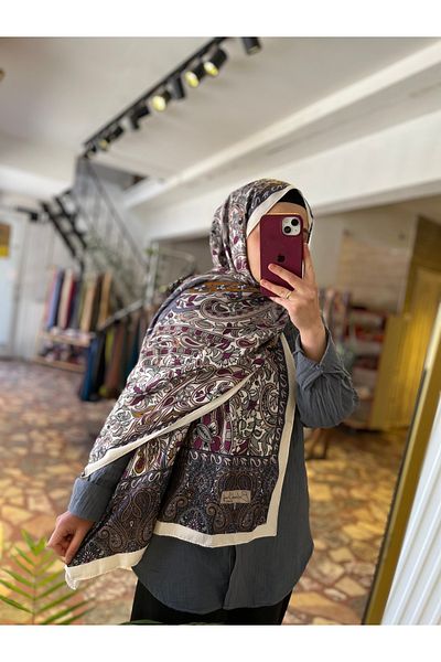 Neva Ethnic Pattern Bamboo Shawl