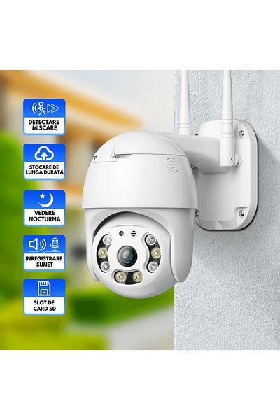 OEM WiFi PTZ Surveillance Camera 4MP – UHD, 360° Rotation, Human Detection, Auto Tracking, ICSee