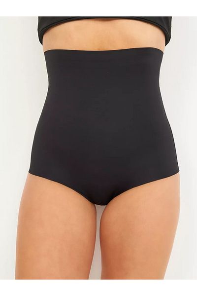 MİSTİRİK Efect de modelare privat Chiloți tăiați cu laser Corset Culoare neagră