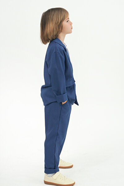 Catz Kids Indigo Gabardine Casual Jacket Pants Set
