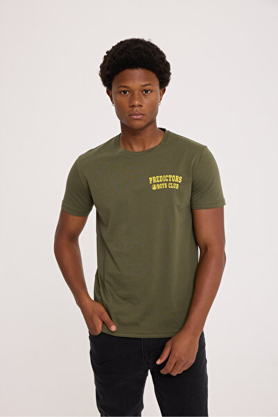 The Crow Ανδρικό μπλουζάκι με στάμπα Predictor σε πράσινο χρώμα