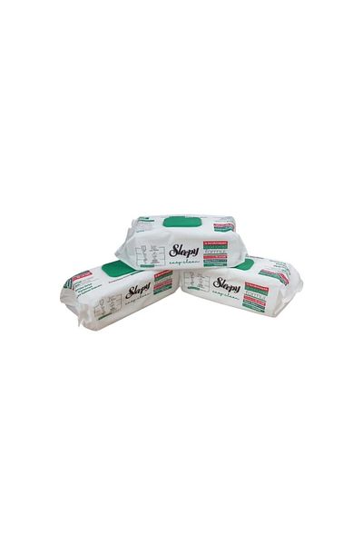 Sleepy Surface Cleaning Wet Towels 3Pack 300 Pieces White Soap Scented